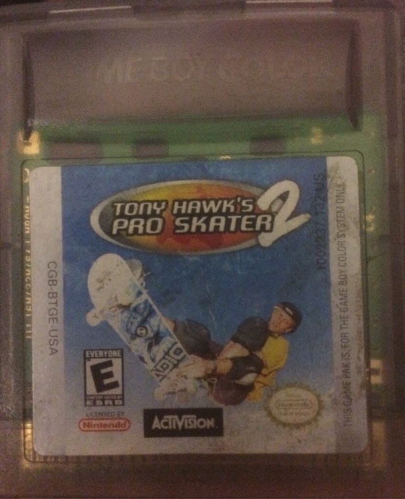 Tony Hawk’s Pro Skater 2 - Nintendo Game Boy Color video game collectible - Main Image 1