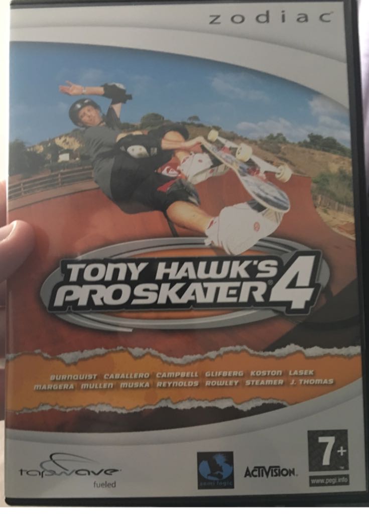 Tony Hawk’s Pro Skater 4 - Tapwave Zodiac video game collectible [Barcode 829606000548] - Main Image 1
