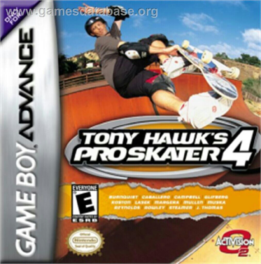 Tony Hawk’s Pro Skater 4 - Nintendo Game Boy Advance (GBA) video game collectible - Main Image 1