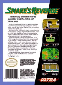 Snake’s Revenge - Nintendo Entertainment System (NES) (Ultra - 1) video game collectible - Main Image 2