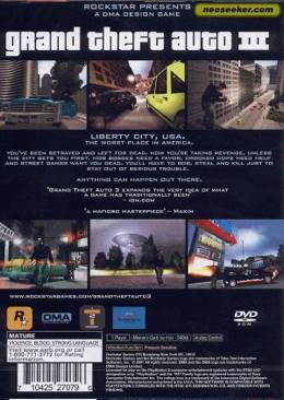 Grand Theft Auto III - Sony PlayStation 2 (PS2) (Rockstar Games - 1) video game collectible [Barcode 5026555300490] - Main Image 2