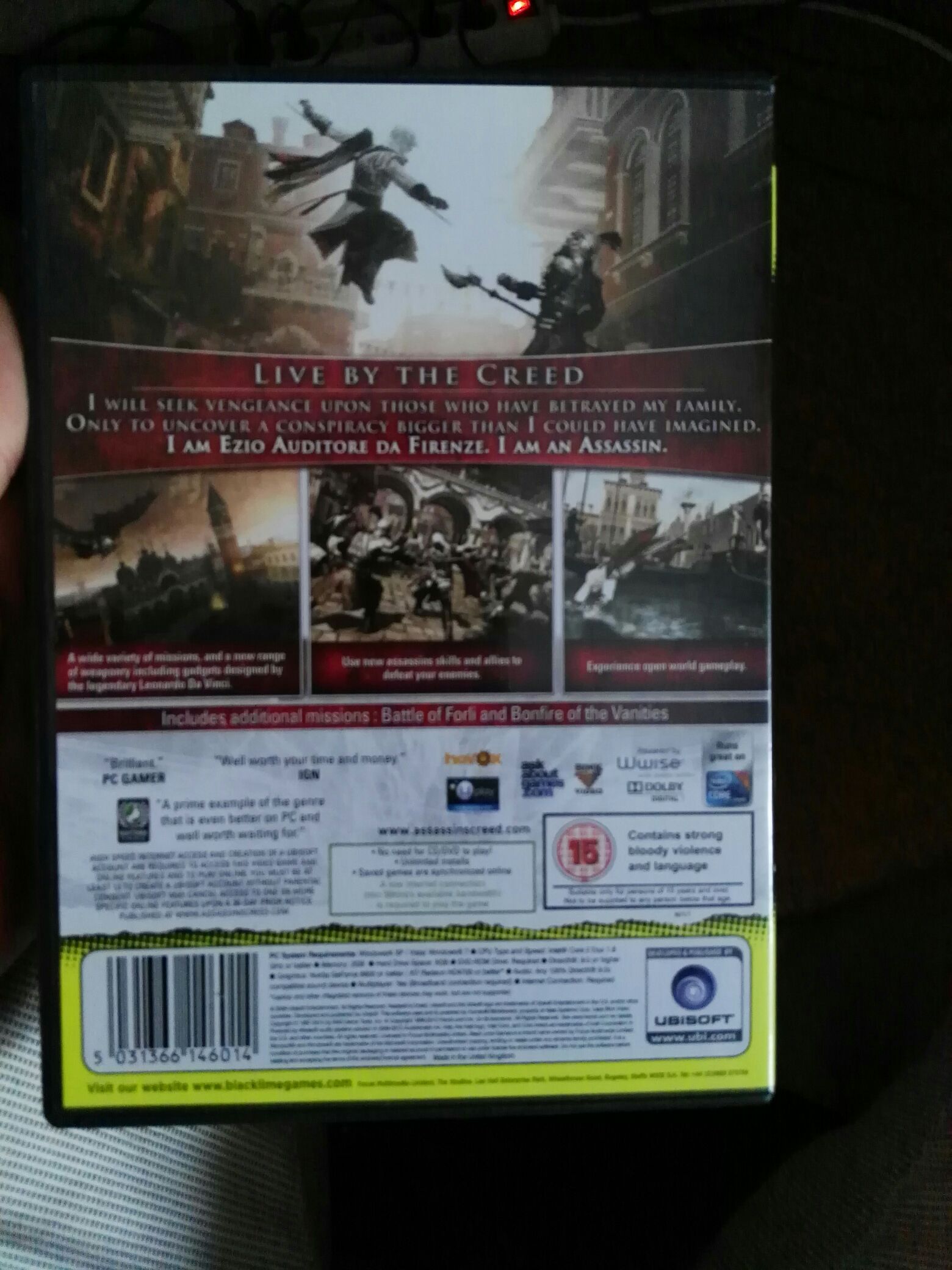 ASSASSIN’S CREED II - PC (1) video game collectible [Barcode 5031366146014] - Main Image 2