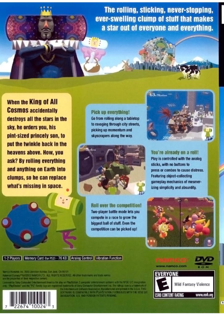 Katamari Damacy - Sony PlayStation 3 (PS3) (Namco) video game collectible - Main Image 2