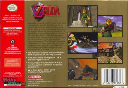 — The Legend Of Zelda: Ocarina Of Time Official Strategy Guide - Nintendo 64 (N64) video game collectible [Barcode 086874509207] - Main Image 2