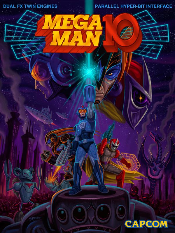 Mega Man 10 - Nintendo Wiiware (Capcom - 1) video game collectible - Main Image 2