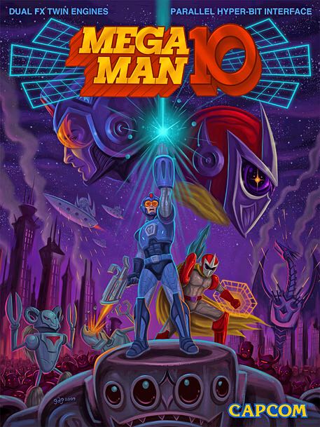 Mega Man 10 - Sony PlayStation 3 (PS3) video game collectible - Main Image 1