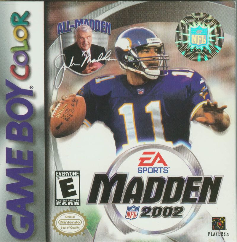 Madden NFL 2002 - Nintendo Game Boy Color video game collectible - Main Image 1