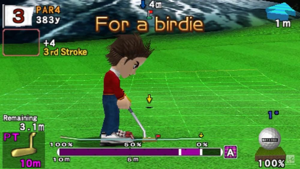 Hot Shots Golf Open Tee - Sony PlayStation Portable (PSP) (Sony Computer Entertainment - 8) video game collectible [Barcode 711719861423] - Main Image 3