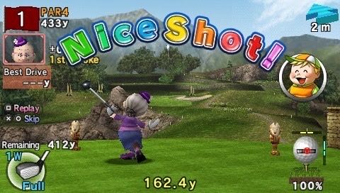 Hot Shots Golf Open Tee - Sony PlayStation Portable (PSP) (Sony Computer Entertainment - 8) video game collectible [Barcode 711719861423] - Main Image 4