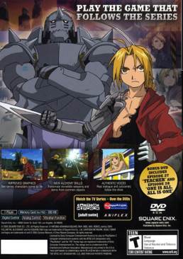 Fullmetal Alchemist 2: Curse of The Crimson Elixir - Sony PlayStation 2 (PS2) (Square Enix - 1) video game collectible - Main Image 2