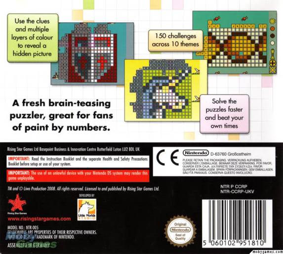 Color Cross - Nintendo DS (Zoo Games - 1) video game collectible [Barcode 802068103118] - Main Image 2