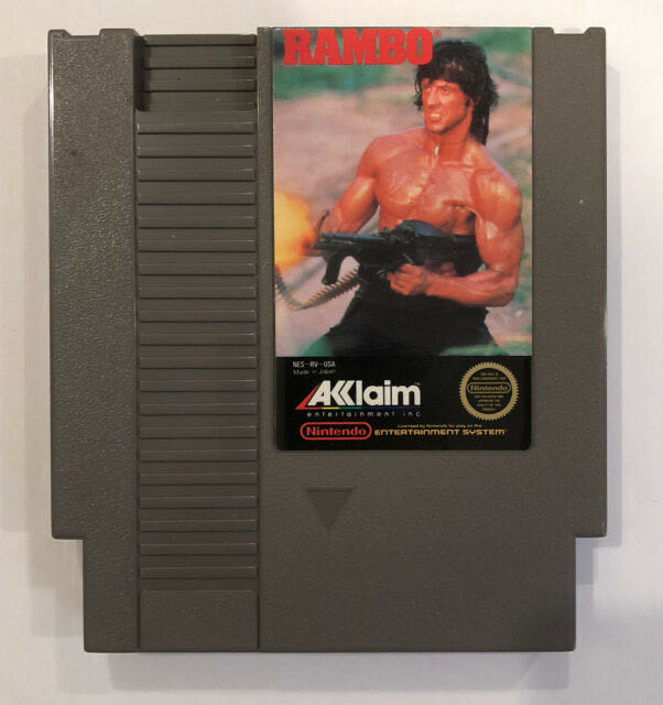 Rambo - Nintendo Entertainment System (NES) (Acclaim - 1) video game collectible [Barcode 021481103011] - Main Image 4