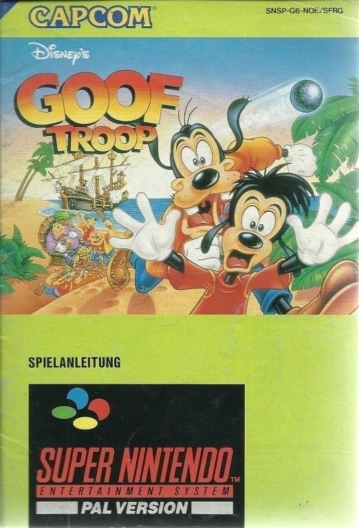 Goof Troop - Nintendo Super Nintendo Entertainment System (SNES) (Capcom / Nintendo / Disney Interactive - 2) video game collectible [Barcode 013388130108] - Main Image 3
