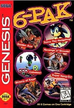 6-Pak - Sega Genesis (Mega Drive) (Sega - 2) video game collectible - Main Image 1