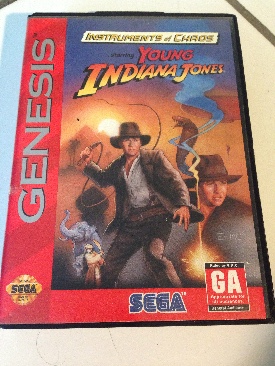 Instruments of Chaos starring Young Indiana Jones - Sega Genesis (Mega Drive) video game collectible [Barcode 010066010479] - Main Image 1