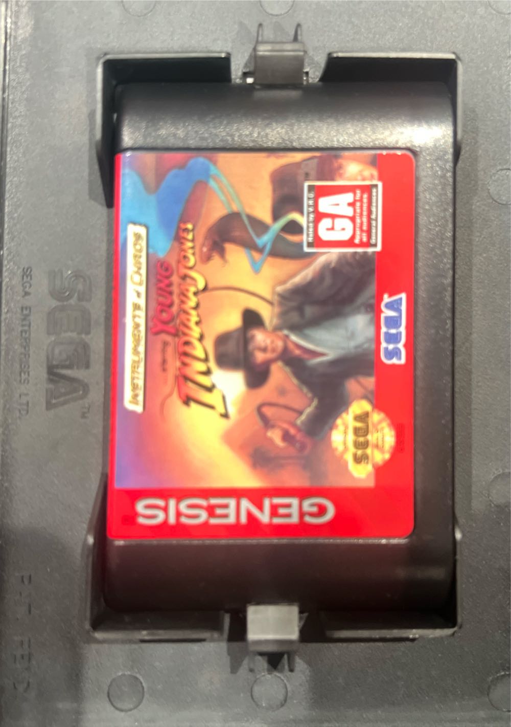 Instruments of Chaos starring Young Indiana Jones - Sega Genesis (Mega Drive) (Sega - 1) video game collectible [Barcode 010086010480] - Main Image 4
