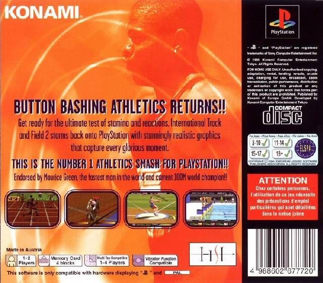 Track And Field 2 - Sony PlayStation video game collectible - Main Image 2