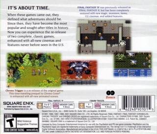PS1: Final Fantasy Chronicles - Sony PlayStation (Square Electronic Arts - 1) video game collectible - Main Image 2