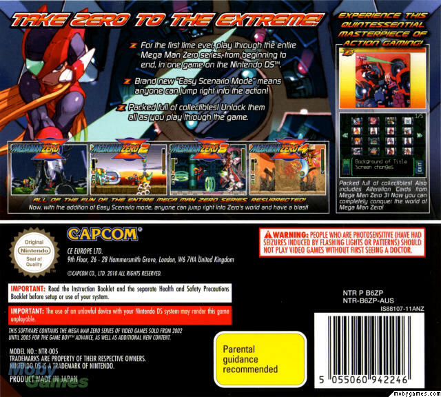 Megaman Zero Collection - Nintendo DS video game collectible - Main Image 2