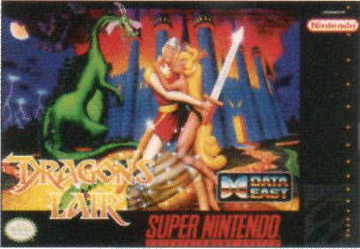 Dragon’s Lair - Nintendo Super Nintendo Entertainment System (SNES) video game collectible - Main Image 1