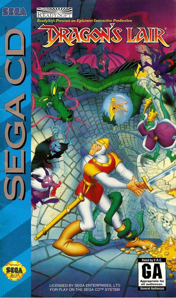Dragon’s Lair - Sega CD video game collectible - Main Image 1