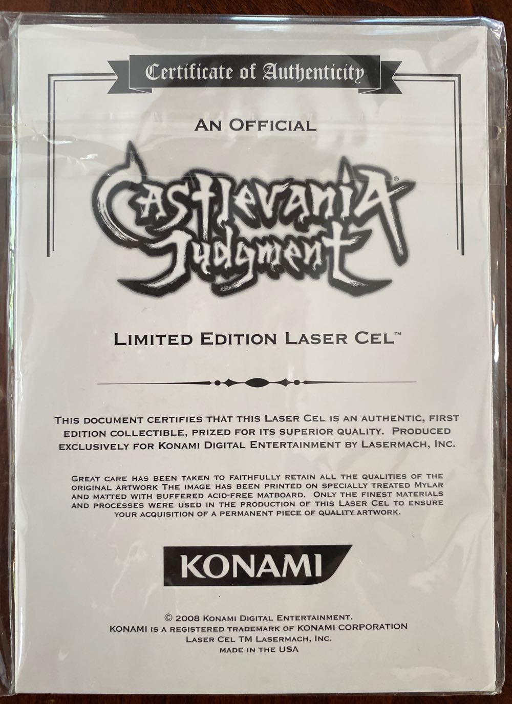 Castlevania: Judgement - Nintendo Wii (Konami - 2) video game collectible [Barcode 083717400776] - Main Image 4