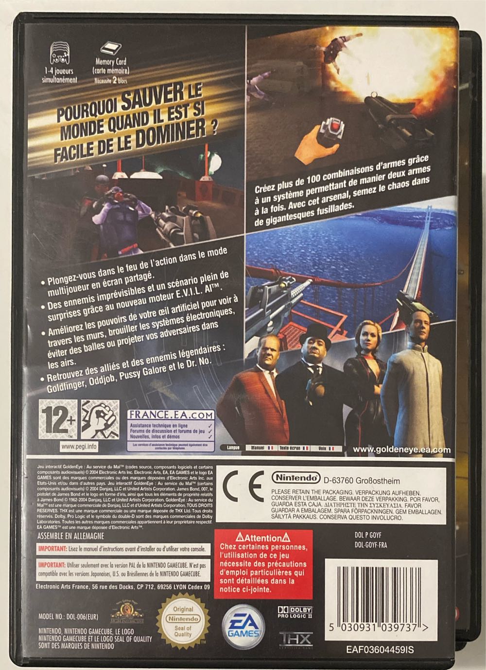 Goldeneye : Au Service Du Mal - Nintendo GameCube (EA Electronic Arts - 4) video game collectible [Barcode 5030931039737] - Main Image 2
