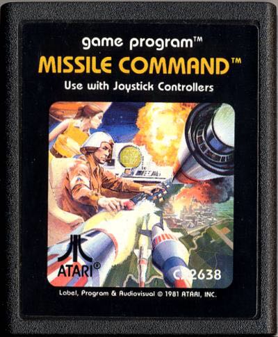 Missle Command - Atari 2600 video game collectible - Main Image 2