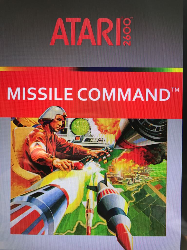 Missle Command - Atari 2600 video game collectible - Main Image 1