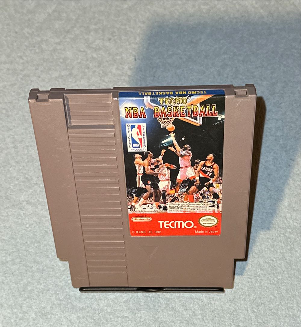 Tecmo NBA Basketball - Nintendo Entertainment System (NES) video game collectible - Main Image 3