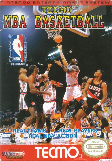 Tecmo NBA Basketball - Nintendo Famicom video game collectible - Main Image 1