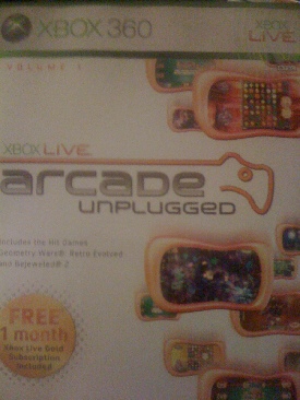Arcade Unplugged - Microsoft Xbox 360 video game collectible - Main Image 1