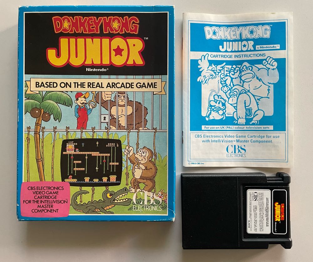 Donkey Kong Junior - Intellivision (CBS Electronics) video game collectible [Barcode 5010779763766] - Main Image 3
