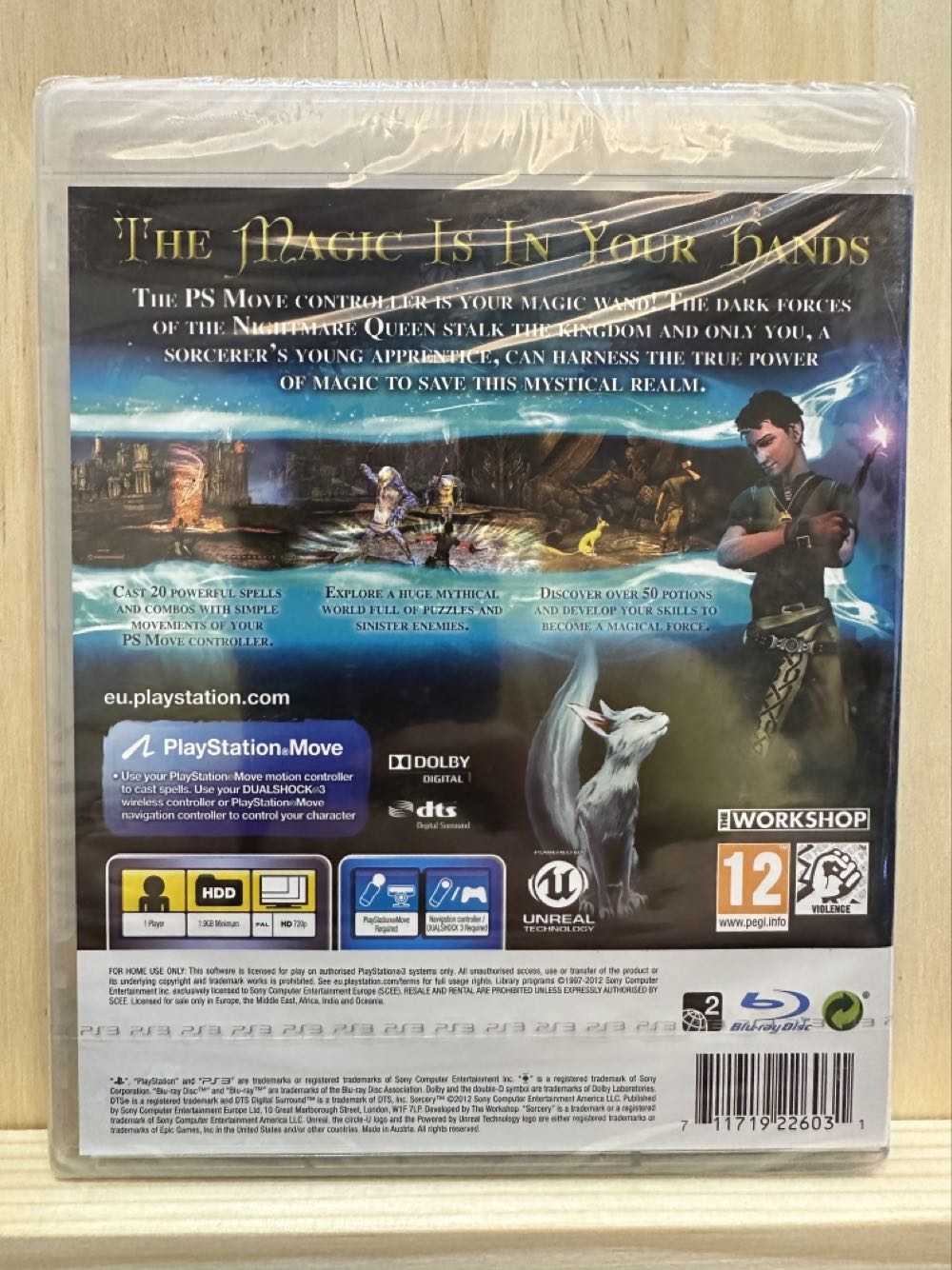 Sorcery - Sony PlayStation 3 (PS3) (Sony - 1) video game collectible [Barcode 711719226031] - Main Image 2