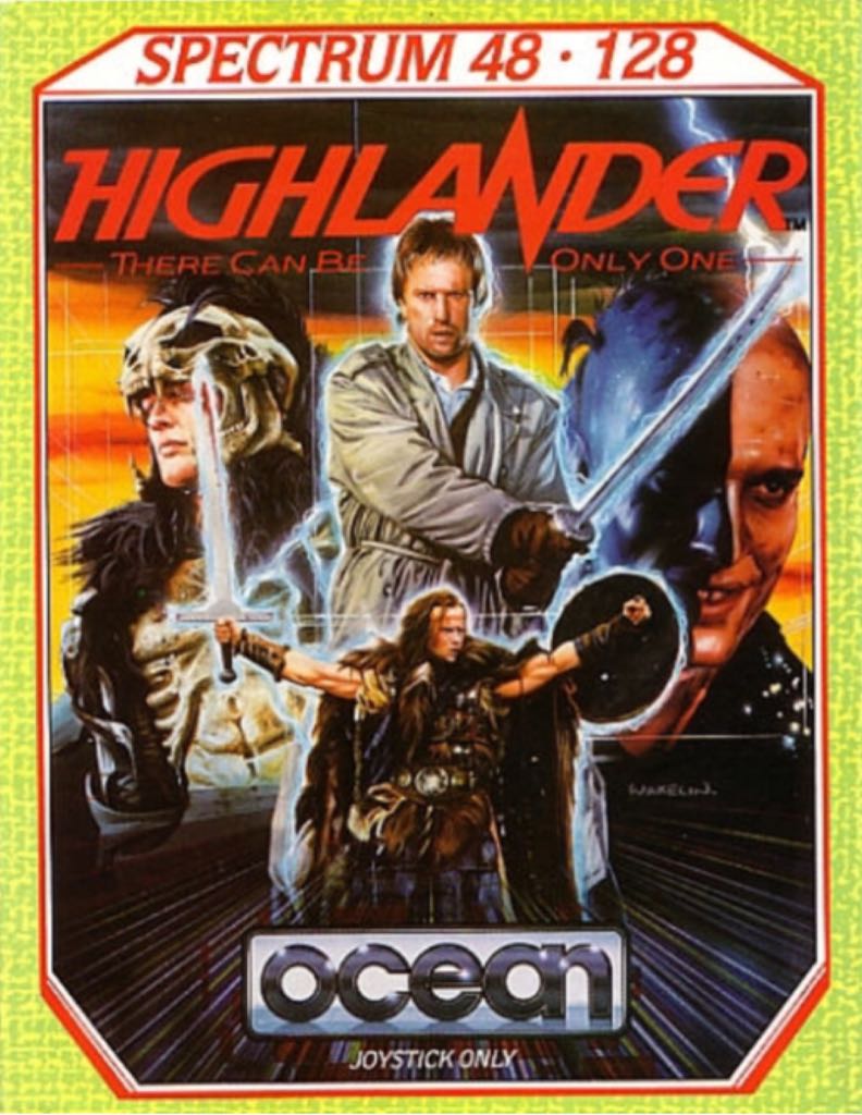 Highlander - Sinclair ZX Spectrum (Ocean) video game collectible - Main Image 1
