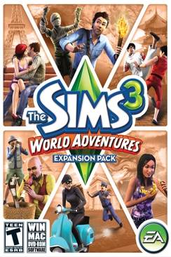 The Sims 3: World Adventures - Microsoft Xbox 360 (EA - 1) video game collectible [Barcode 5030944079928] - Main Image 1