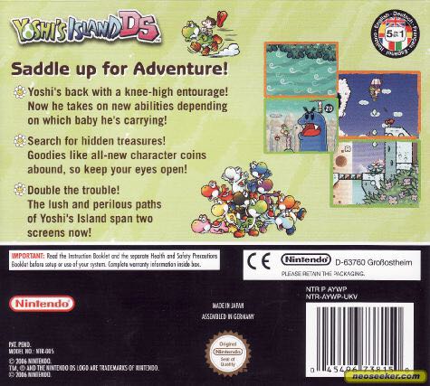 Yoshi’s Island DS - Nintendo DS video game collectible - Main Image 2