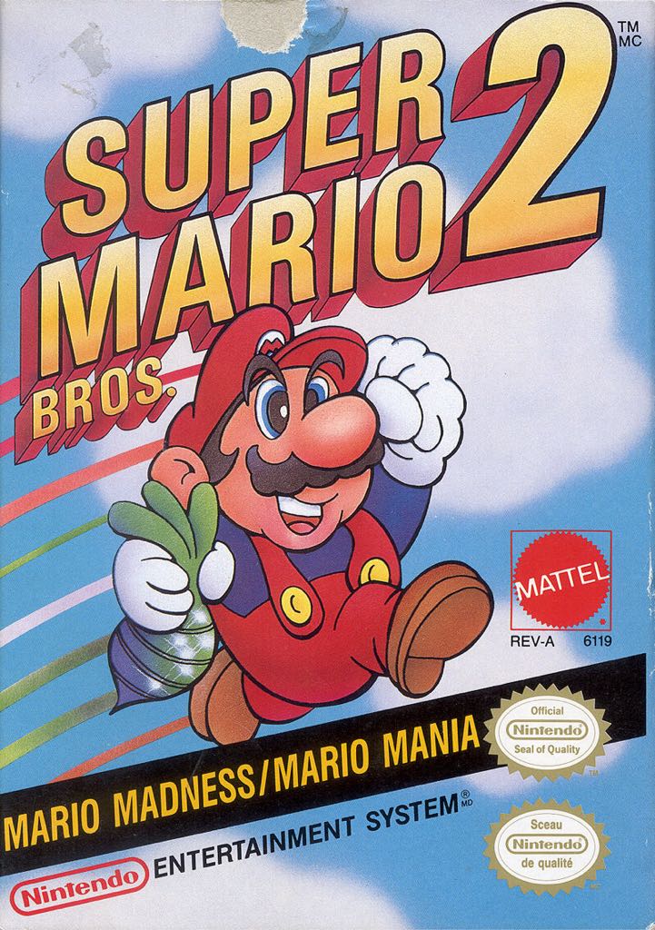 Super Mario Bros 2 - Nintendo Wii Virtual Console (Nintendo) video game collectible - Main Image 1