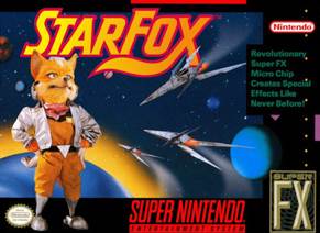 Starfox - Nintendo Super Nintendo Entertainment System (SNES) video game collectible - Main Image 1