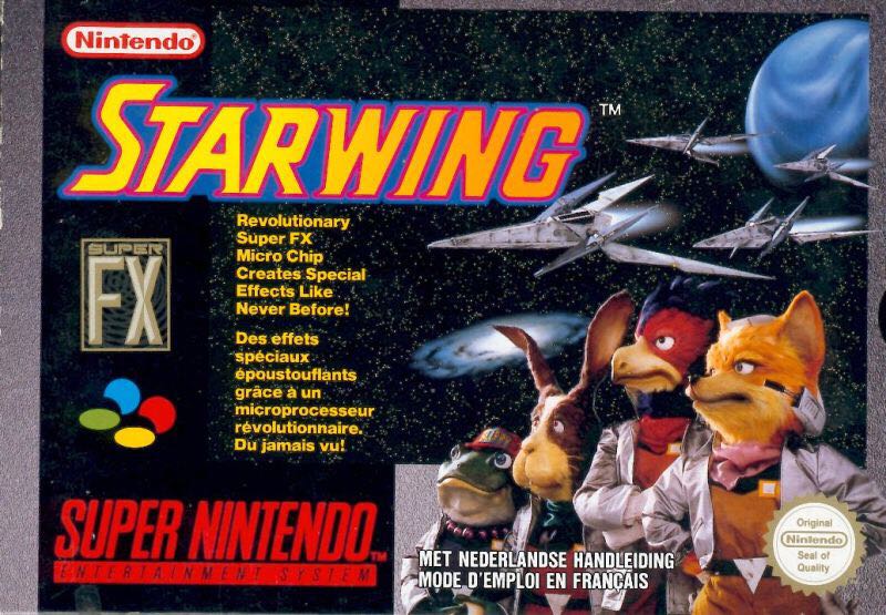 Starfox - Nintendo Super Nintendo Entertainment System (SNES) video game collectible - Main Image 2