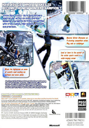 Winter Sports 2011 - Microsoft Xbox 360 (dtp Entertainement AG - 1-4) video game collectible [Barcode 4017244028178] - Main Image 2