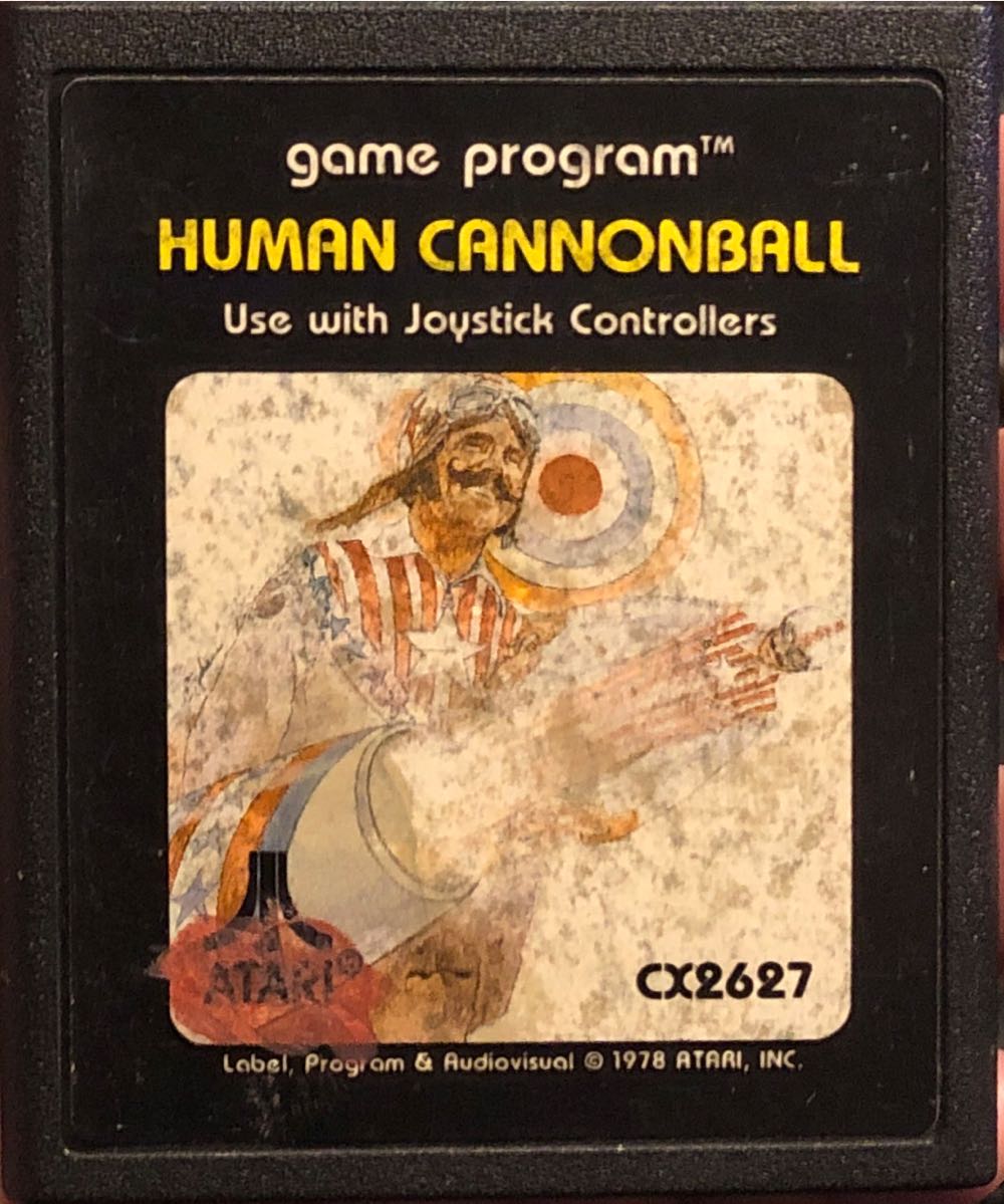 Human Cannonball - Atari 2600 (Atari) video game collectible - Main Image 2