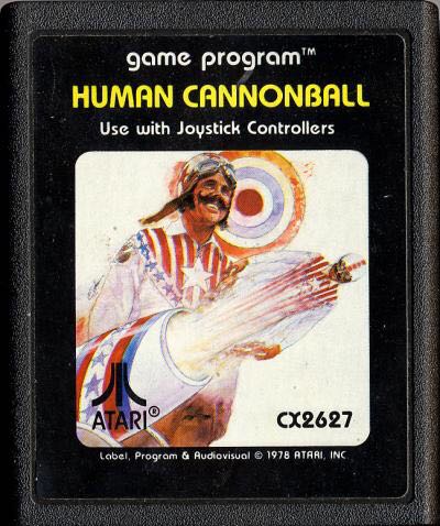 Human Cannonball - Atari 2600 (Atari) video game collectible - Main Image 2