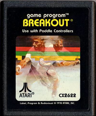Breakout - Atari 2600 (Atari, Inc. - 4) video game collectible - Main Image 2