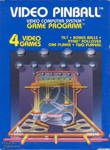 Video Pinball - Atari 2600 video game collectible - Main Image 1