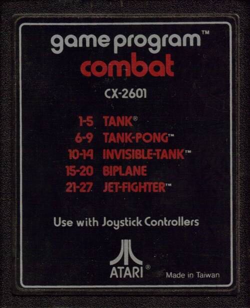 Combat - Atari 2600 video game collectible - Main Image 1
