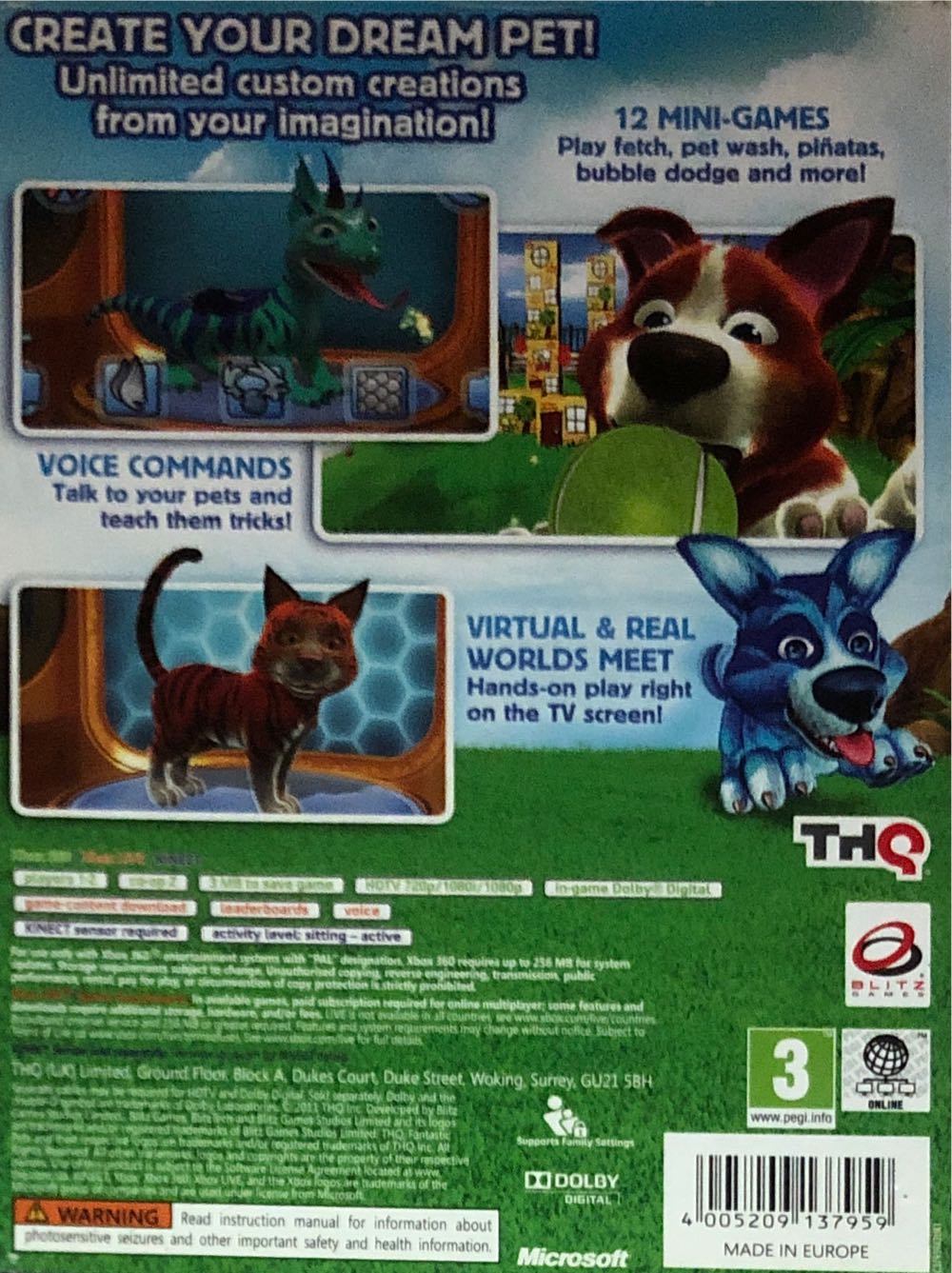Fantastic Pets - Microsoft Xbox 360 video game collectible [Barcode 4005209137959] - Main Image 2
