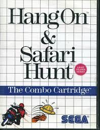 Hang On & Safari Hunt - Sega Master System (Sega) video game collectible - Main Image 1