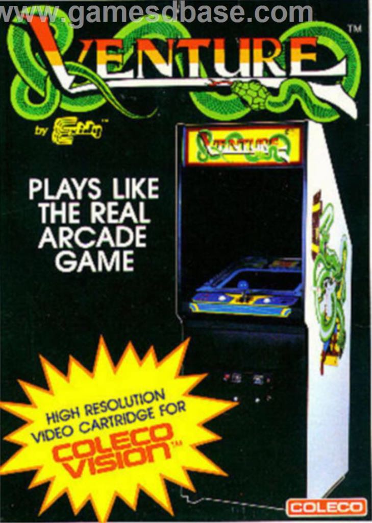 Venture - Colecovision video game collectible - Main Image 1