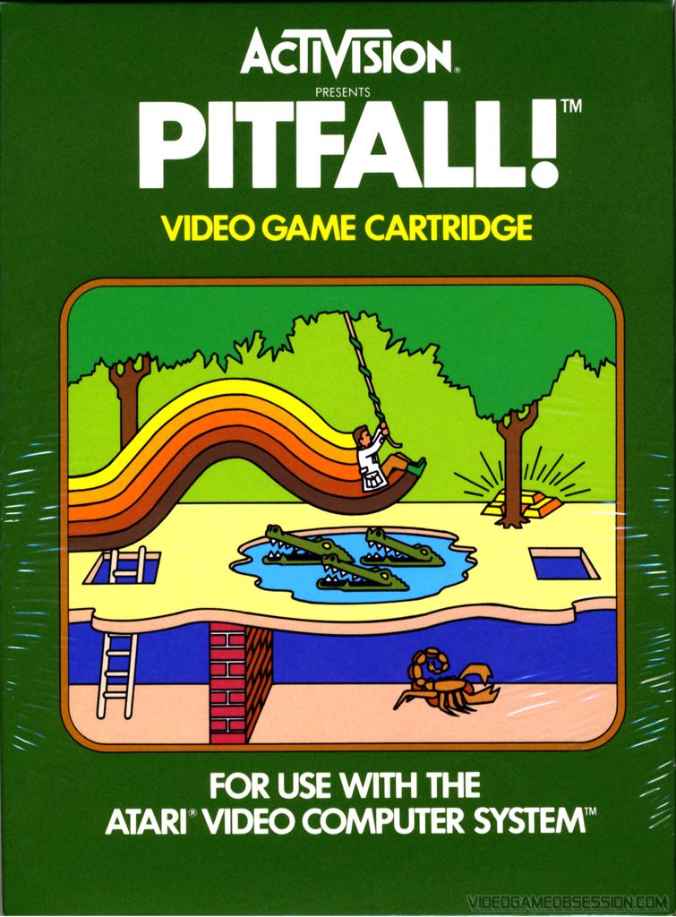 Pitfall - Atari 2600 video game collectible - Main Image 1